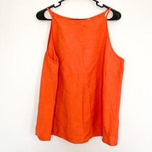 A new day Burnt Orange High Neck Tank Top